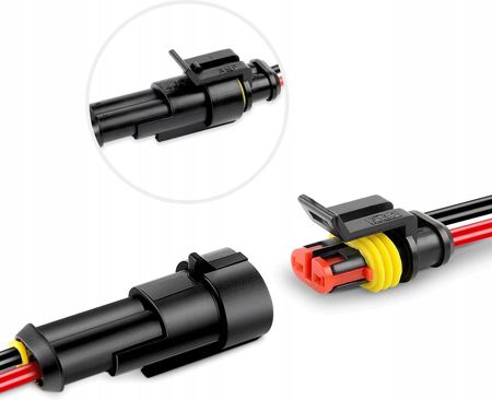 ウェア 3 Tt 12X Kostka Wtyk Złącze Hermetyczne Zestaw Superseal