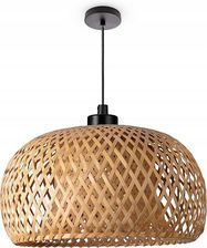 Zdjęcie Lampa Wisząca Naturalna Bambusowa E27 Boho Pleciona 38cm - Warka