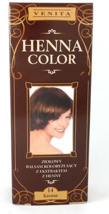 VENITA Henna Color ziołowy Balsam Koloryzujący 14 Kasztan