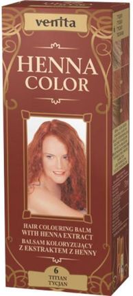 VENITA Henna Color ziołowy Balsam Koloryzujący 6 Tycjan