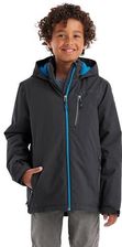 killtec Jongens functionele jas met capuchon en sneeuwvanger KOW 373 BYS JCKT, dark moss, 164, 42200-000