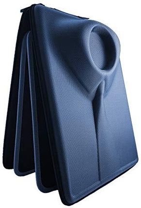 Packshi® - etui podróżne z twardym pokrowcem na koszuli z dwustronną składaną wkładką/odporne na zagniecenia. Bardzo elegancki upominek, akcesoria biz