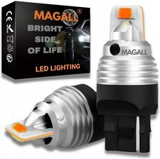 Magall Żarówki Led W21W T20 7440 Pomarańczowe Mocne Kierunkowskaz 12V