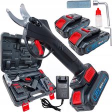 Sekator Akumulatorowy Do Krzewów Gałezi Drzew Nożyce Do Żywoplotu 36V Mocny