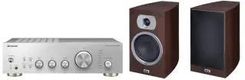 Zdjęcie Pioneer A-40AE Srebrny, Heco Victa Prime 302 Espresso - Ustroń