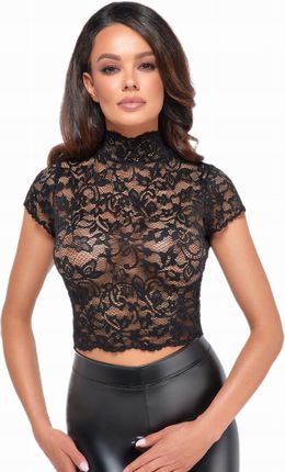 Koronkowy Top Essence Noir Handmade Rozmiar M