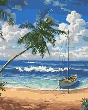 Zdjęcie Brushme Malowanie Po Numerach Brushme 40X50Cm Paradise Island 1szt. - Ostroróg