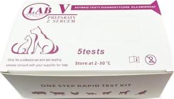 Lab-V Wirus Nabytego Niedoboru Immunologicznego Kotów Fiv Szybki Test