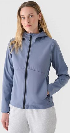 Damska kurtka softshell 4F 4FWAW24TSOFF356 - niebieska