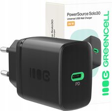 Green Cell Greencell PowerSource Solo30 Ładowarka sieciowa 30W Usb-c Pd 3.0