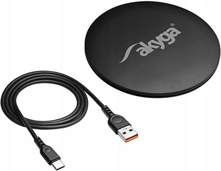 Akyga Ładowarka Indukcyjna Qi Ak 04 Ver. 1.2 Usb C 15W - zdjęcie 4