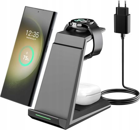 Nanami Stacja Ładująca Akcesoria Samsung 3w1 18W Watch Premium