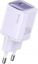 Usams Ład. siec. CC251 30W GaN Usb-c Fast Charging Hc Series fioletowy/purp