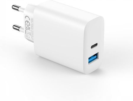 Forever Ładowarka Sieciowa Pd Qc Tc 07 1X Usb C 30W Biała Kabel Us - zdjęcie 3
