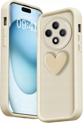 ILING Handyhülle Für OPPO Reno 12F 4G/12 FS 5G – Mit Kartenschlitz, Kameraschutz & Ringhalter, Stoßfest, Roségold