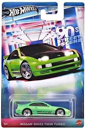 HOT WHEELS ミニカー3点セット Hot Wheels 90s Street Scene 3/5 autko Nissan 300ZX Twin Turbo