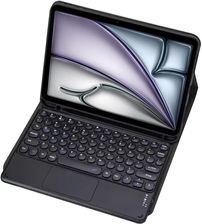 Etui z klawiaturą Bluetooth touchpad do iPad Air 11 Gen6 (Czarne)