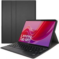 Zdjęcie Etui z klawiaturą Bluetooth touchpad do Lenovo Tab M11 (Czarne) - Nekla