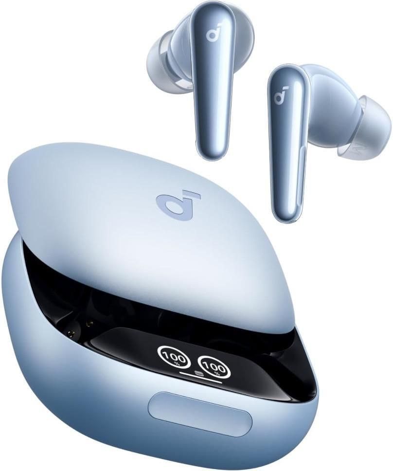 Słuchawki Soundcore Liberty 4 Pro jasnoniebieskie połysk