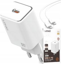 Ładowarka do telefonu Ldnio Ładowarka Sieciowa 30W A1508C Usb-C + Kabel Usb-C (68951) - zdjęcie 1