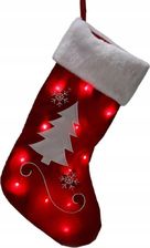 Zdjęcie Christmas Decoration Skarpeta Na Prezenty Led Choinka 41Cm - Cieszanów