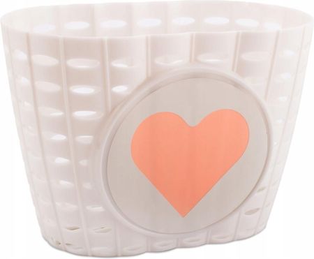 Koszyk Na Rower Sun Baby Cj03.020.03 Plastikowy Biało-Morelowy - zdjęcie 4
