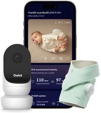 Zdjęcie Owlet Niania Elektroniczna Cam 2 + Monitor Oddechu Miętowy - Ciężkowice