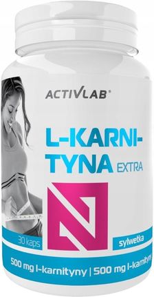 Activlab L-Karnityna Extra 30 Kaps Reduktor tłuszczu