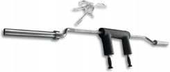 Zdjęcie SQUAT BAR Gryf olimpijski do przsiadów 240cm stalowy 50mm z zaciskami - Płock