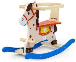 Zdjęcie Milly Mally Koń Na Biegunach Lucky 12 Niebiesko-Czerwony - Wiązów