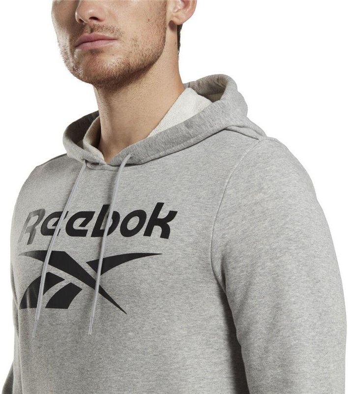 Men's Hoodie Reebok FT BIG LOGO OTH HZ8786 Grey (S2025548