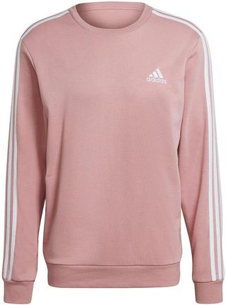 Adidas Bluza męska adidas M 3S FT SWT różowa HE4417