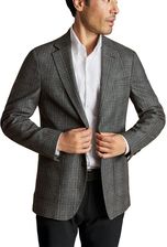 Charles Tyrwhitt Italian Luxury Check Jacket - Slim fit | 54 | Standardowe Marynarka premium z wełny włoskiej produkcji Marynarki casualowe