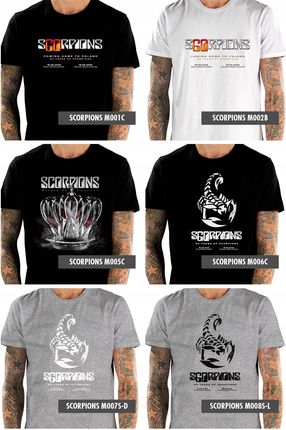Scorpions 60 Years Tour 2025 Koncert Gdańsk Kraków T Shirt Koszulka Męska L - zdjęcie 2