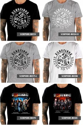 Scorpions 60 Years Tour 2025 Koncert Gdańsk Kraków T Shirt Koszulka Męska L - zdjęcie 3