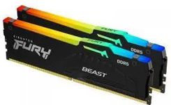 Kingston Fury Beast RGB DDR5 32GB (2 x 16GB) 6400 CL32 Czarny (KF564C32BBEAK232)