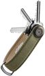 Orbitkey - Key Organiser Waxed Canvas - Organizer do Kluczy Materiałowy - Khaki Green