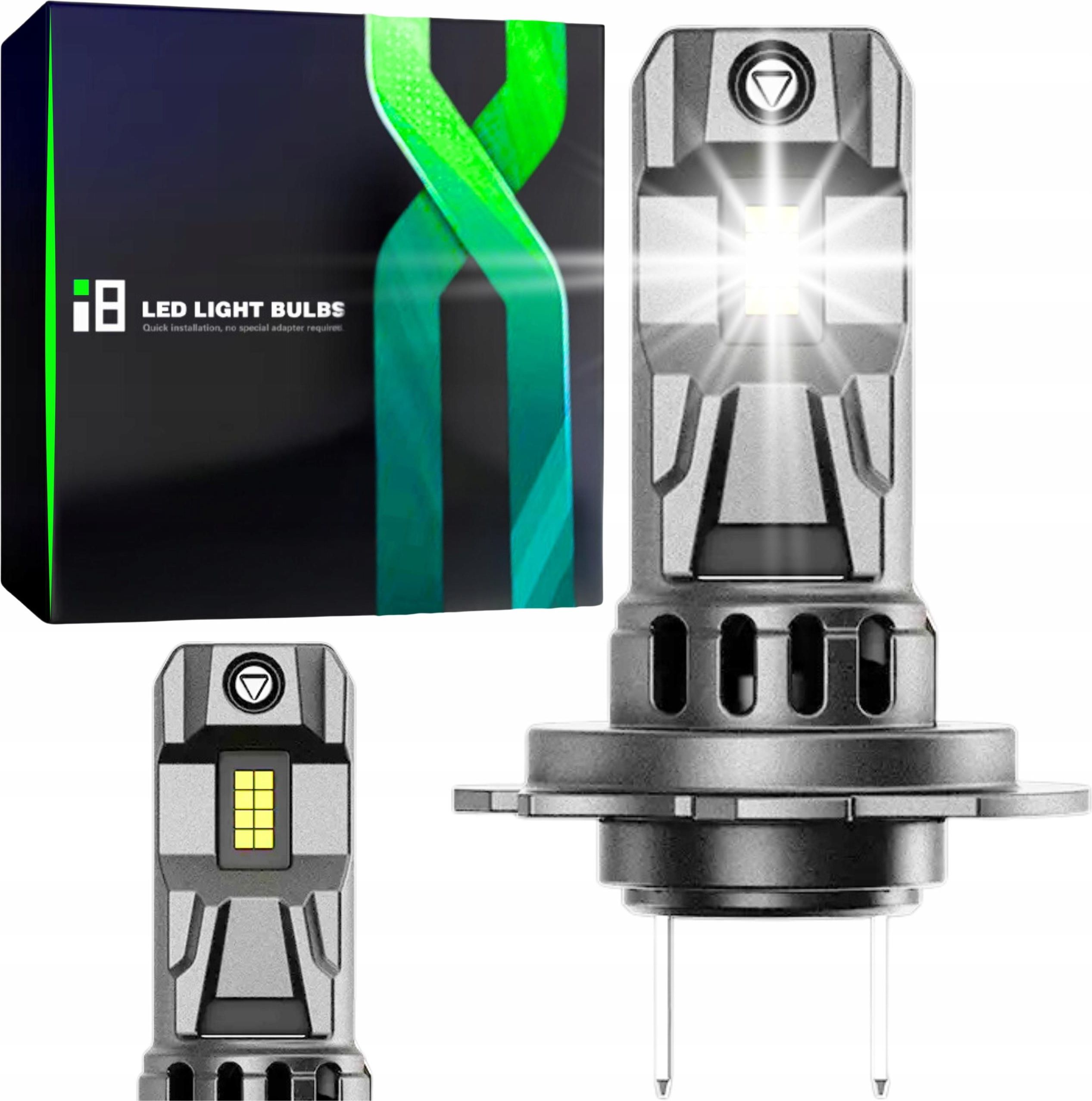 Żarówka H7 Led Do Motocykla Canbus Homologacja Białe Najmocniejsze