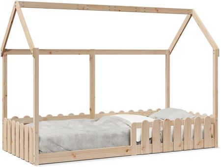 Dkd Home Decor Łóżko Dziecięce Domowe 90X190Cm Lite Drewno Sosnowe