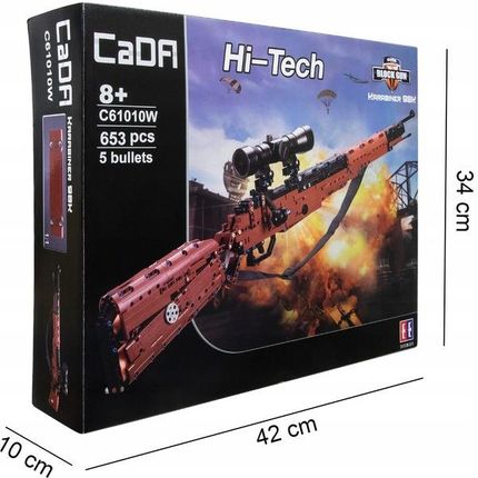 Mould King Cada Klocki Konstrukcyjne Karabin 653El. - zdjęcie 4