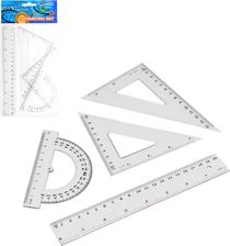 Zdjęcie Zestaw Przyrządów Geometrycznych 20 Cm - 4 Elementy - Czerwionka-Leszczyny