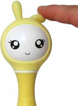 Alilo Króliczek Interaktywny Smarty Bunny Z Muzyką Żółty R1 Grzechotka - zdjęcie 3
