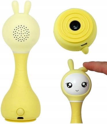 Alilo Króliczek Interaktywny Smarty Bunny Z Muzyką Żółty R1 Grzechotka - zdjęcie 4