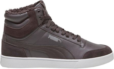 Puma Buty męskie Puma Shuffle Mid Fur Flat szare 387609 03