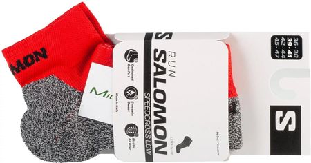 Skarpety Salomon Speedcross Low Socks C19739 Czerwony