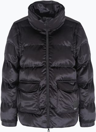 Kurtka damska EA7 Emporio Armani Train Athletic Velour Extra Padded black | WYSYŁKA W 24H | 30 DNI NA ZWROT Zima 2024