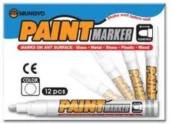 Zdjęcie Mungyo Mungyo Paczka Marker Olejowy Biały 12Szt. - Ostroróg