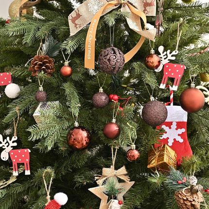 Dollo Christmas Bombki Choinkowe Zestaw Xxl 101szt. Brązowe - zdjęcie 4