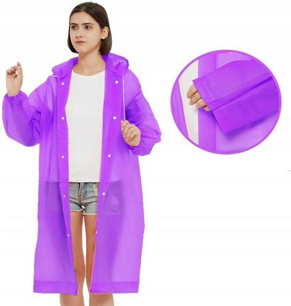 7 & Gruby Płaszcz Przeciwdeszczowy Kieszonkowy Peleryna Unisex Super Mocny Xxl Zielony - zdjęcie 3