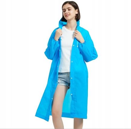 7 & Gruby Płaszcz Przeciwdeszczowy Kieszonkowy Peleryna Unisex Super Mocny Xxl Zielony - zdjęcie 5